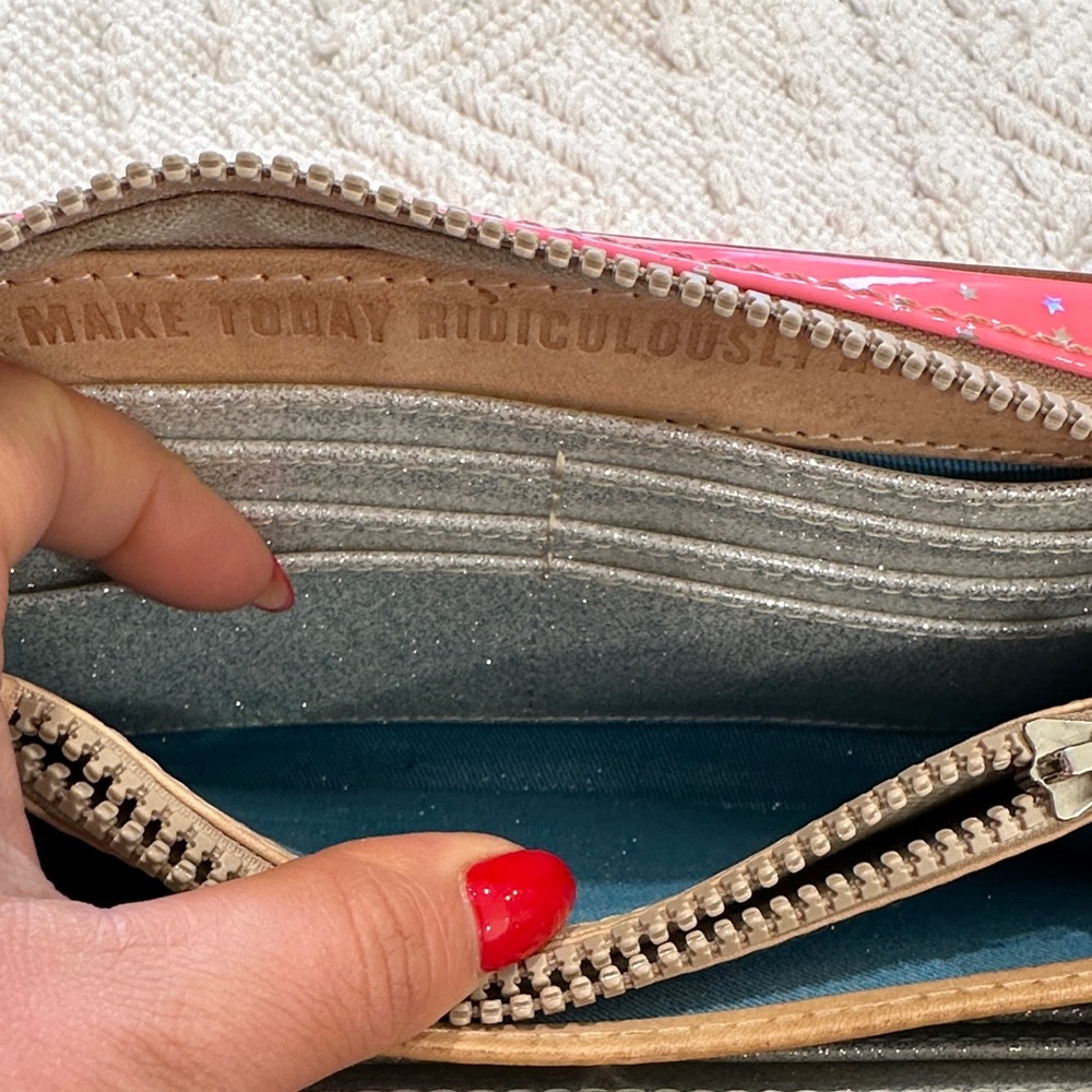 Consuela Starry Pink Wristlet Clutch - Picture 7 of 7